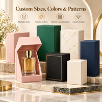 Boîte d'emballage de luxe rigide personnalisée pour flacon de parfum, en papier kraft recyclé, avec estampage UV et logo personnalisé, idéale pour les cadeaux parfumés