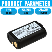 JIAZIJIA SB900B Baterai Cair Isi Ulang untuk Penerima P3RA/P9RA+/P10R+/ULX-D/ULXD1/QLX-D/AD 3.7V 1240mAh Daya Tahan 800 Siklus