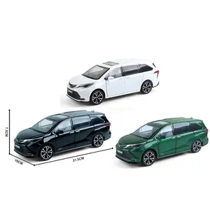 1 24 Scale Authorized Toyotaed Series Diecast Car Toys 3 Assorted Car Toy Pull Back Model With Light & Sound