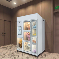 Machines distributrices de bouquet de fleurs fraîches réfrigérées à petite grille sans pilote personnalisable d'AIT pour des magasins de fleur