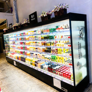 Réfrigérateur commercial monotempérature à tiroirs, <span class=keywords><strong>armoire</strong></span> <span class=keywords><strong>haute</strong></span> grande capacité, sans givre, à refroidissement par air, pour supermarché - Product Image 4