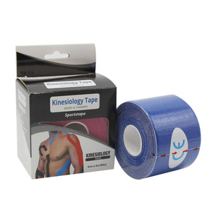 Cinta <span class=keywords><strong>de</strong></span> kinesiología deportiva, banda <span class=keywords><strong>de</strong></span> algodón impermeable <span class=keywords><strong>de</strong></span> color - Product Image 5
