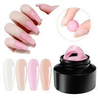 Gel de construction UV solide non collant PD20 écologique, haute transparence, bonne dureté, tenue de 3 à 4 semaines, décoration 3D