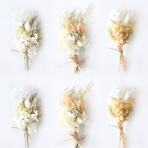 Mini Bouquet de Fleurs Séchées Boutonnière Cadeau Boîte aux Lettres Mariage Prix de Gros Mini Bouquet de Fleurs Séchées Naturelles - Product Image 4