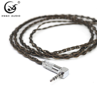 Câble adaptateur audio-vidéo YIVO XSSH HIFI 3,5 mm vers 2 RCA, fil d'extension en cuivre pur OD3,8 mm pour guitare, mixeur, haut-parleur, casque