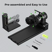 JUNFEI Nouveau Dispositif Rotatif Automatique Haute Précision Modèle D80 Graveur Laser Ultra 450nm Axe Y Rouleau Rotatif Cylindrique