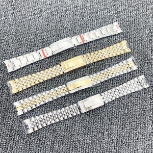 Custom <b>Watch</b> Accessories 17.5CM 904L Stainless Steel Folding Buckle Strap With Engraved Logo - Product Image 1