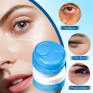 Bioaqua fayankou Hàn Quốc Vegan Collagen Mặt nạ mắt Hydrogel hòa tan dưỡng ẩm chống nhăn dưới mắt các bản vá lỗi cho quầng thâm - Product Image 5