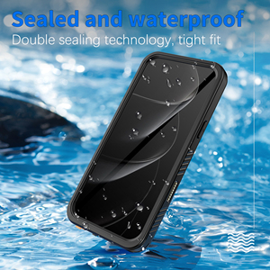 Coque étanche sous-marine noire pour iPhone 17 Air 360 étuis de téléphone magnétiques à couverture complète pour iPhone 17 16 15 <span class=keywords><strong>Pro</strong></span> Max - Product Image 6
