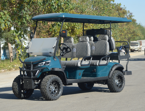 Voiturette <span class=keywords><strong>de</strong></span> golf électrique tout-terrain Club Car 6 places, moteur AC 3,5 kW, batterie au lithium, à <span class=keywords><strong>vendre</strong></span>, navette <span class=keywords><strong>de</strong></span> station balnéaire, couleur des moyeux <span class=keywords><strong>de</strong></span> roues - Product Image 2