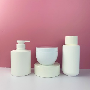 <span class=keywords><strong>Set</strong></span> di Barattoli Colorati in Plastica PP Eco-Friendly da 300g con Tappo a Vite per Scrub Corpo, Burro per Capelli e Crema Viso - Product Image 2