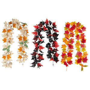 Guirnalda de Hojas de Arce Artificiales Realistas para Decoración de Otoño, Bodas, Fiestas, Hogar, Acción de Gracias - Product Image 1