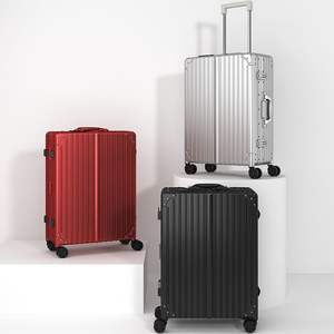 Valise à maquillage OBOX grande capacité, style moderne, avec poignée trolley, serrure TSA, roulettes pivotantes, sac cosmétique portable pour rangement à domicile - Product Image 1