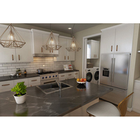 Maison contemporaine de plain-pied à 3 lits et 2 salles de bain complètes Plan noir Maisons neuves préfabriquées pour habitation unifamiliale