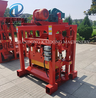 Machine à fabriquer des blocs creux en béton diesel QT4-40, prix compétitif, machine à briques pleines, machinerie de fabrication de briques en ciment en Afrique du Sud et au Congo