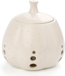 Tarro de cerámica personalizado para patata, cebolla, <span class=keywords><strong>ajo</strong></span>, <span class=keywords><strong>jengibre</strong></span>, tarro de <span class=keywords><strong>ajo</strong></span> de cerámica, recipiente de almacenamiento, fresco para un <span class=keywords><strong>ajo</strong></span> grande - Product Image 1