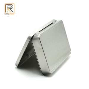 กล่องดีบุกโลหะมีฝาปิดแบบบานพับสำหรับเครื่องเขียนดินสอสีน้ำกล่องดินสอสีกล่องดีบุกเปล่าสำหรับบรรจุอาหารขนมขบเคี้ยว - Product Image 2