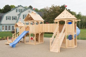 Equipo de Juegos de Madera de Grado Comercial Certificado, Diseño Personalizado de Atracciones para Parques Infantiles al Aire Libre - Product Image 2