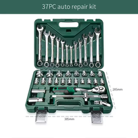 Kit d'outils à main OEM pour réparation automobile, comprenant clés à douille et jeux de douilles pour mécaniciens, en coffret