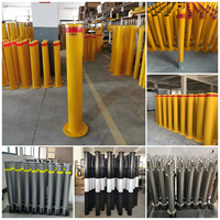 Prix d'usine KVS Bollard de sécurité souterrain coulé dans Guardian 89mm dans le sol Bollard en acier galvanisé à base de robinet