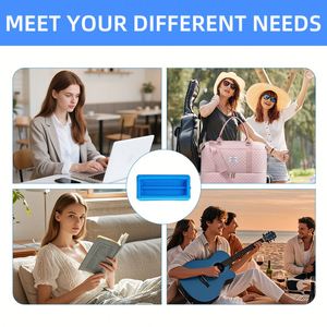 SANJIN Reusable Durable PE <b>Material</b> 160ml for Insulin Travel Case & Diabetic Pen Carry <b>Cooler</b> Ice Bricks - Product Image 6