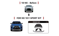 KLT Auto accessoire calandre pour NX 2018-2019 F SPORT avec nouveau matériau pp