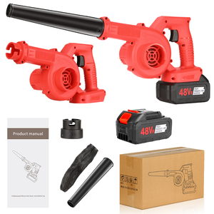 Portable 21V haute puissance <span class=keywords><strong>batterie</strong></span> au Lithium électrique souffleuse <span class=keywords><strong>à</strong></span> neige jardin feuille <span class=keywords><strong>aspirateur</strong></span> industriel bricolage Air sans fil <span class=keywords><strong>souffleur</strong></span> - Product Image 1