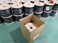 1 2 4 kabel Drop inti GJXFH dalam ruangan kabel Drop serat optik LSZH G657A Multi Mode tunggal