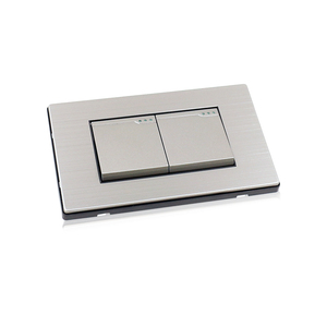 K श्रृंखला स्टेनलेस स्टील दक्षिण अमेरिकी दीवार स्विच 2 गिरोह 1 - Product Image 6