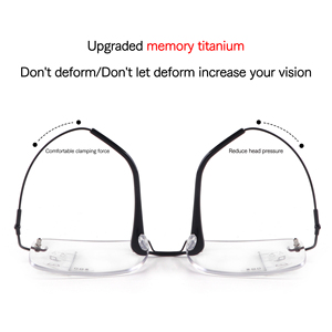 Lunettes de lecture <span class=keywords><strong>progressives</strong></span> multifocales anti-lumière bleue, sans monture, photochromiques, de pointe, anti-lumière bleue - Product Image 6