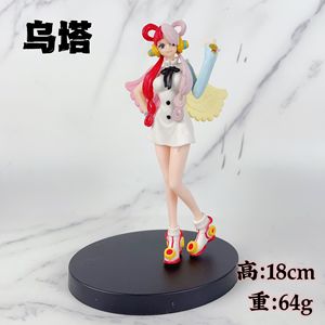หุ่นโมเดลอนิเมะ8แบบ16ซม. หนึ่งชิ้น, หุ่นแสดงละคร Luffy Nami Zoro Sanji Shanks usopp - Product Image 6
