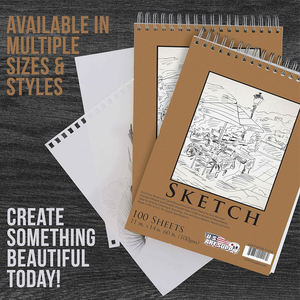 Carnet de croquis relié personnalisé de haute qualité 100 pages A4 carnet de croquis - Product Image 4