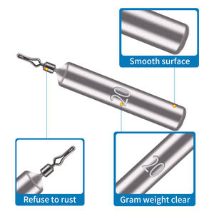 Plomos de pesca cilíndricos Ytqhxy de 2.5g a 20g, plomos de plomo para lances largos, accesorios de pesca antienredos - Product Image 5