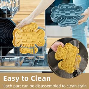 Tazón de alimentación lenta antipunta ecológico portátil, ventosas TPR, tazón de prevención de asfixia para comida húmeda y seca para perros, amantes de los perros - Product Image 4