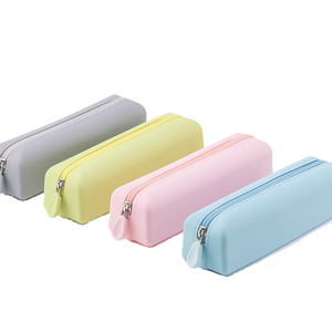 Estuche de Silicona Impermeable para Lápices, Estuche Simple para Lápices, Bolsa para Estudiantes de Gran Capacidad, Bolsa de Almacenamiento de Papelería - Product Image 1