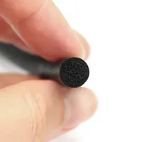 Bande d'étanchéité ronde en caoutchouc mousse EPDM, gris, en forme de cordon, pour porte, fenêtre, tuyau, machine, anti-poussière, étanche