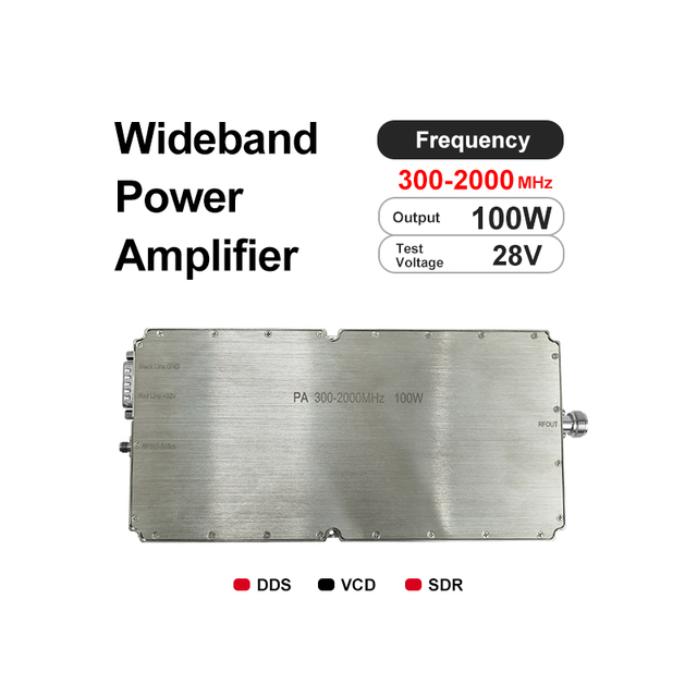 Wholesale 100W 300-2000MHz RF Power Amplifier | Custom Wideband Linear Amp