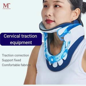Colar <span class=keywords><strong>Cervical</strong></span> Médico Ajustável para Tração e Suporte Respirável - Product Image 1