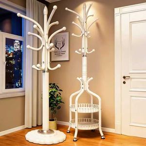 Perchero de pie de hierro para ropa, para sala de estar, perchero vertical, multifuncional y sencillo. - Product Image 5