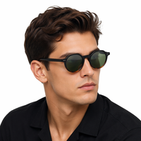 WenDuo HM9 2026 Nouvelles Lunettes de Soleil Élégantes Style Européen et Américain Unisexe Haut de Gamme Rétro Tendance Monture Complète en Acétate Charnières à Goupilles UV400