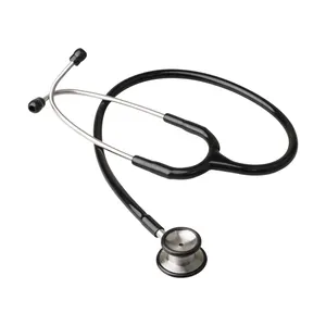 Precordial Id Tag Medical Nurse Stethoscope Wholesale High Quality Premium Dual Head Black Ce Sim Device for Non Pta Mobile