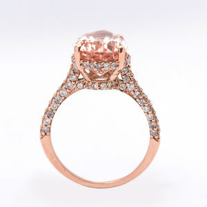 Morganite <b>Ring</b> Care Flower Shape Morganite Cubic Zirconia <b>Ring</b> Morganite <b>Ring</b> Jcpenney - Product Image 2