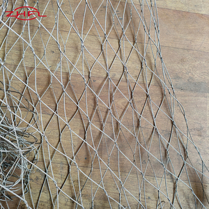 Filet en corde d'acier inoxydable tissé à motif losange, résistant aux chutes, pour la protection des bâtiments et la sécurité des escaliers, en treillis métallique SS - Product Image 3