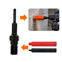Adaptateur de perceuse à noyau Tengrui SDS Plus vers 1-1/4"-7 UNC avec filetage femelle BSP de 1/2" pour le perçage au diamant du béton