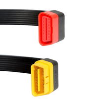 Cable de Extensión OBD2 OBD de 16 Pines para X431 V/V+/PRO/PRO 3/Easydiag 3.0/Mdiag/Golo, Lector de Códigos de Plástico, 1 Año de Garantía