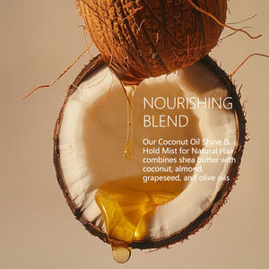 OEM ODM Sprays de coiffure à la noix de coco et à l'hibiscus pour boucles et brillance avec beurre de karité et huile de coco pour le soin des <span class=keywords><strong>cheveux</strong></span> bouclés - Product Image 5