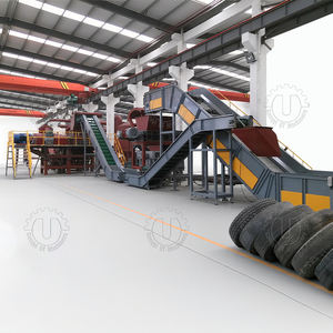 เครื่องทำลายยางรถยนต์มือสองให้ผลลัพธ์สูงเครื่องทำลายยางพร้อมส่วนประกอบหลักที่ทนทานตลับลูกปืน - Product Image 2