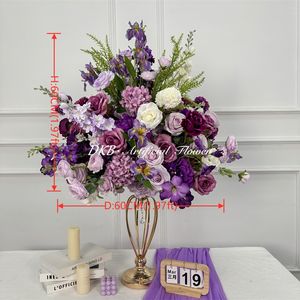 DKB Artificial Silk Flower Balls-Customizable Colors Sizes Handmade Realistic Wedding Christmas Centerpieces Durable Home/Party - Product Image 2