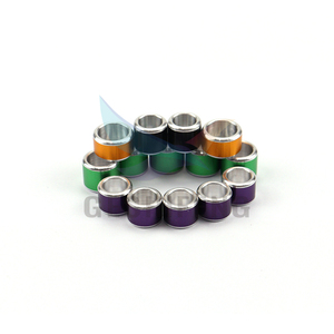 Ventas <span class=keywords><strong>de</strong></span> fábrica Color personalizado oscuro <span class=keywords><strong>de</strong></span> 4-16mm con diseño <span class=keywords><strong>de</strong></span> anillo <span class=keywords><strong>de</strong></span> núcleo dorado Borde recto Bandas <span class=keywords><strong>de</strong></span> anillo <span class=keywords><strong>de</strong></span> pintura colorida - Product Image 6