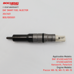 High Quality 2047601 Common Rail Fuel Injector BEBJ1D05001 for Paccar MX10 MX11 MX13 Engine DAF XF106 CF Truck Diesel Injector - Product Image 1